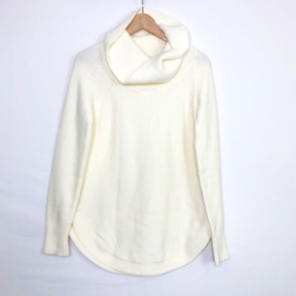 Anthropologie Moth cream cowl neck sweater - Picture 1 of 9